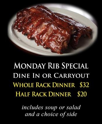 Monday Night Rib Special
