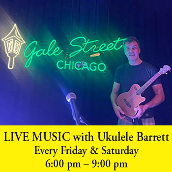 Live Music every Thursday, Friday and Saturday